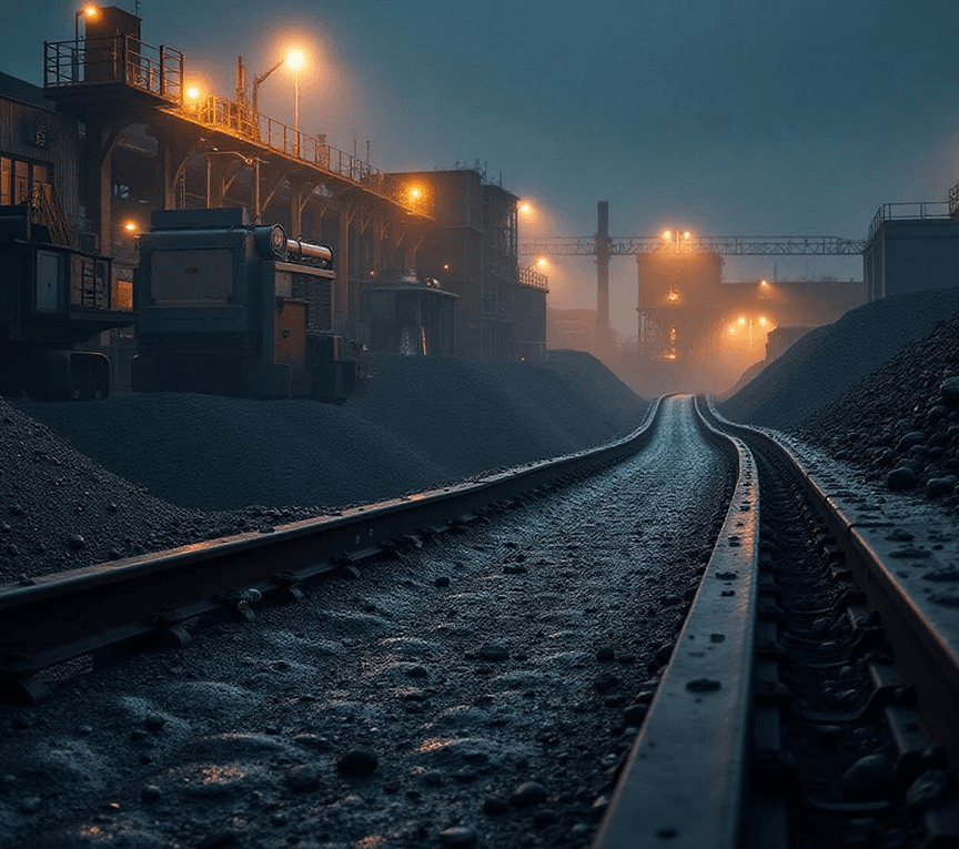 Coal facility background